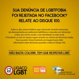 Campanha Facebook LGBTfobia